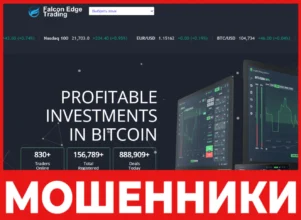 Falcon Edge Trading лицевая сторона скрин