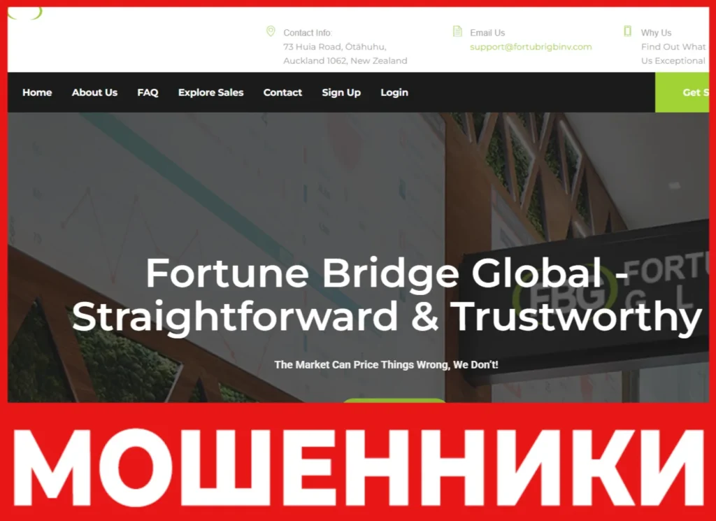 Fortune Bridge Global лицевая сторона скрин