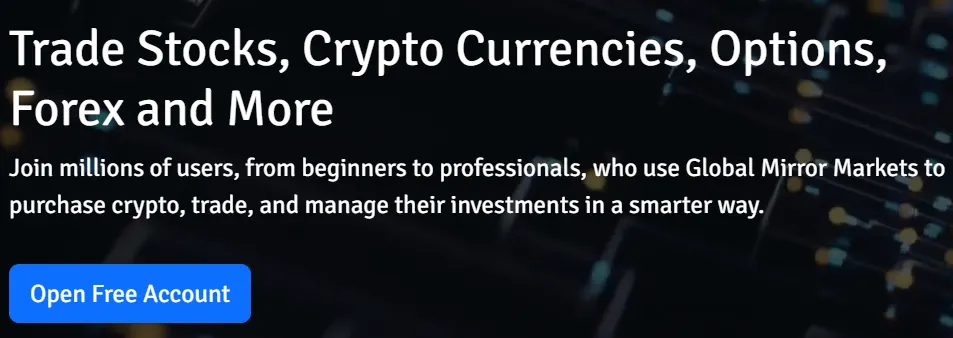 Global Mirror Markets 1 скрин