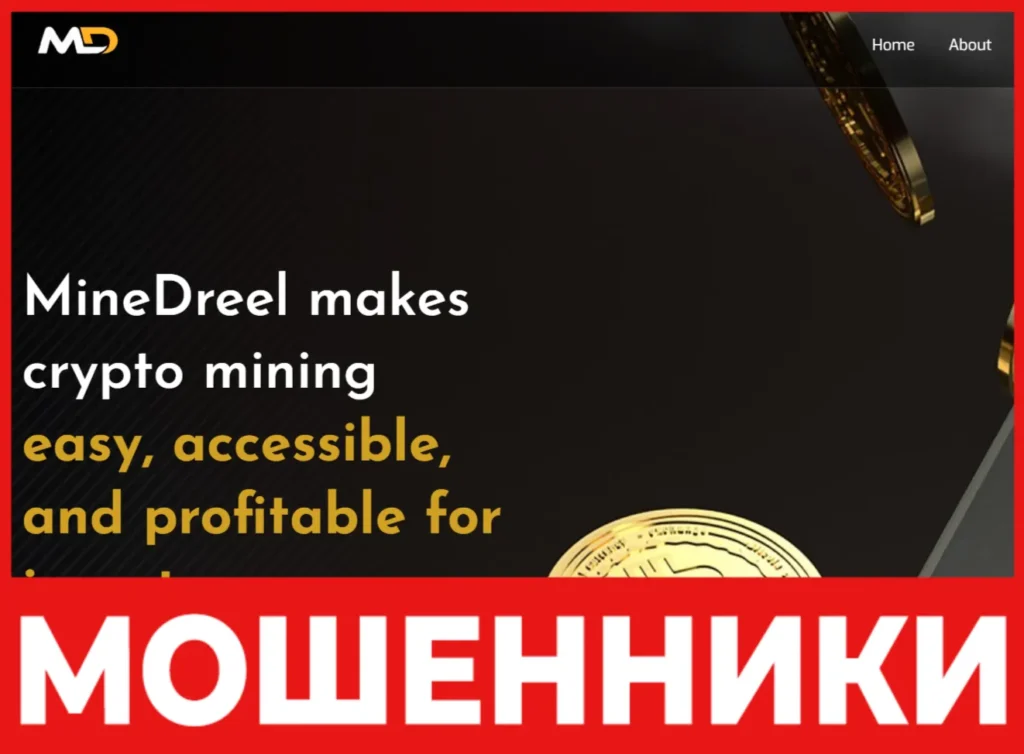 MineDreel лицевая сторона скрин