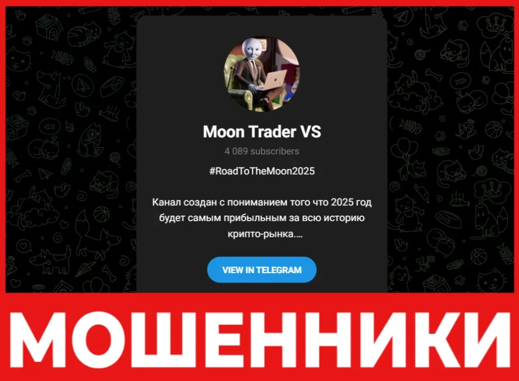 Moon Trader VS лицевая сторона скрин