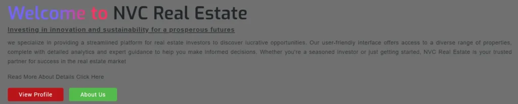 NVC Real Estate 1 скрин