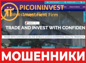 Picoininvest лицевая сторона скрин