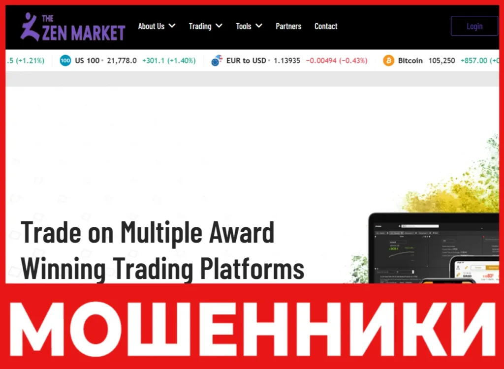 The Zen Market лицевая сторона скрин