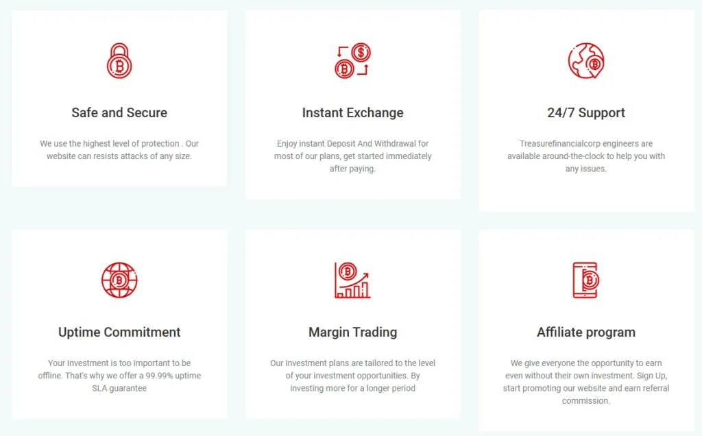 Treasurefinancial 2 скрин