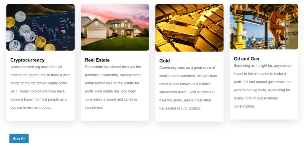 VELEXZON INVEST 1 скрин