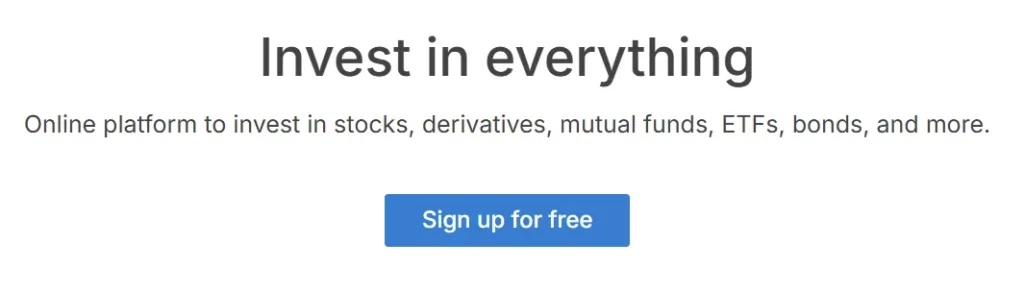 Zerodha 1 скрин