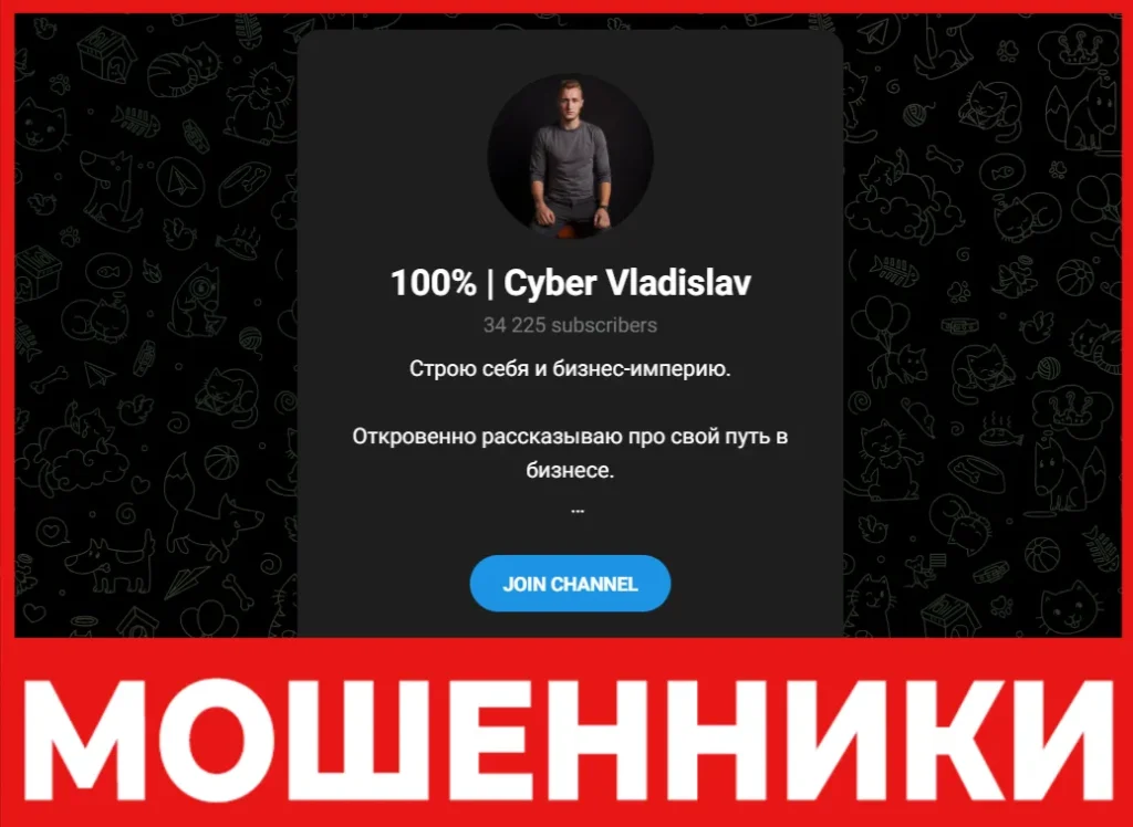 100% Cyber Vladislav лицевая сторона скрин