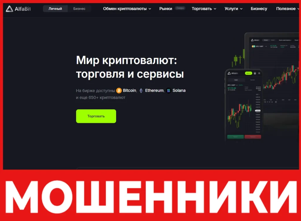 AlfaBit лицевая сторона скрин