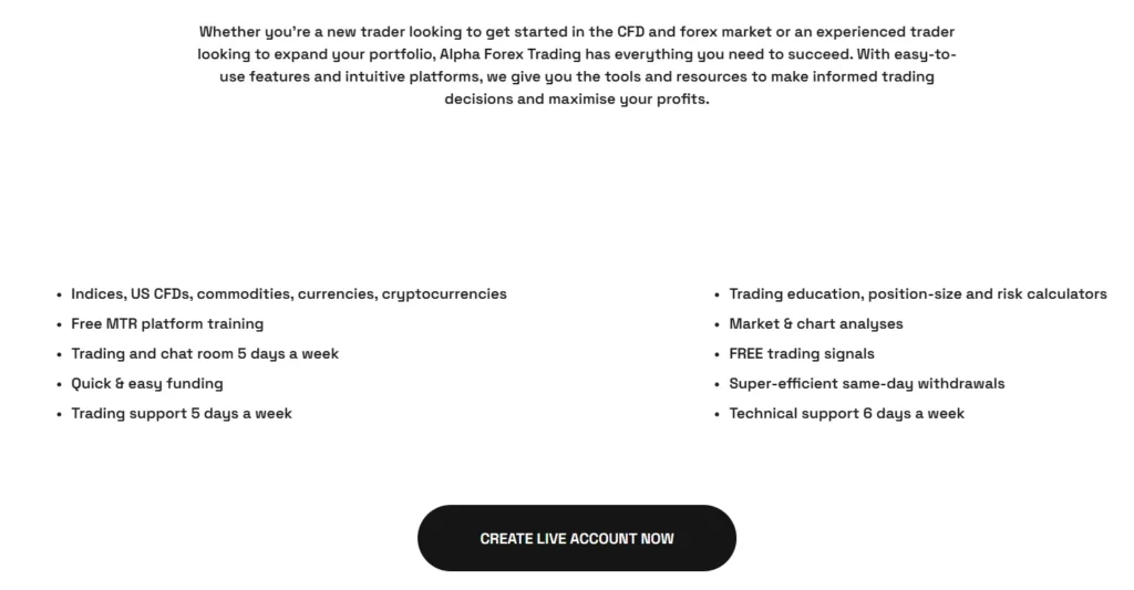 Alpha Forex Trading 1 скрин