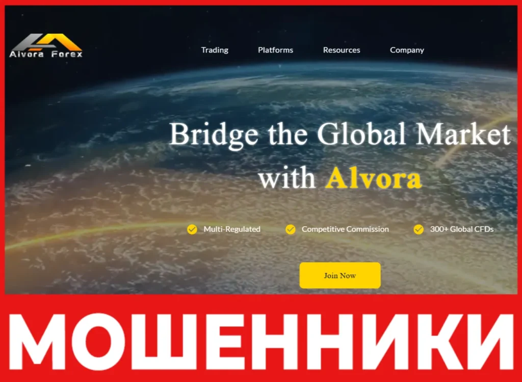 Alvora Global Forex Limited лицевая сторона скрин