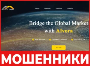 Alvora Global Forex Limited лицевая сторона скрин