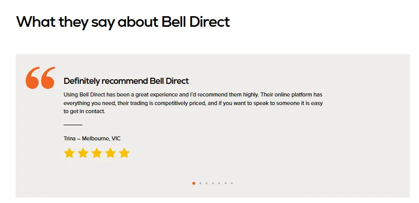 Bell Direct 1 скрин
