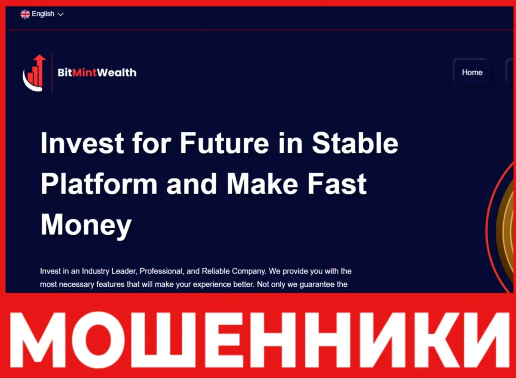 BitMintWealth лицевая сторона скрин