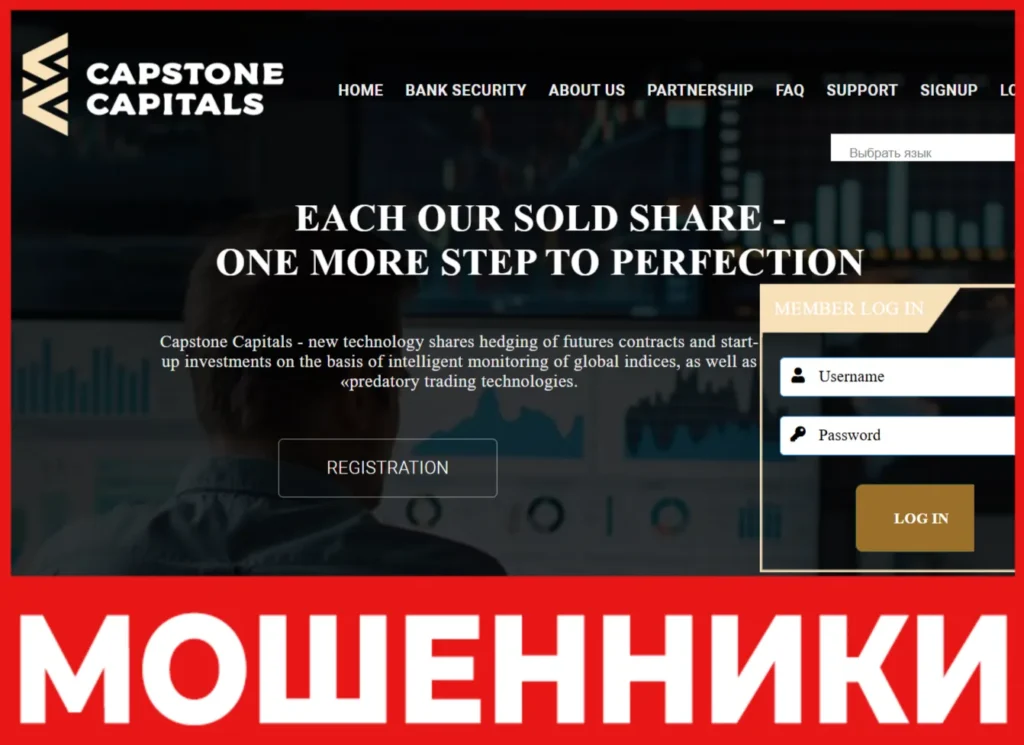 Capstone Capitals лицевая сторона скрин