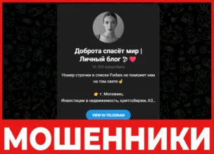 «Доброта спасёт мир» «Личный блог» лицевая сторона скрин