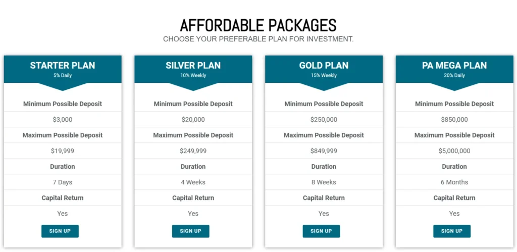 First Crypto Global Investment 2 скрин