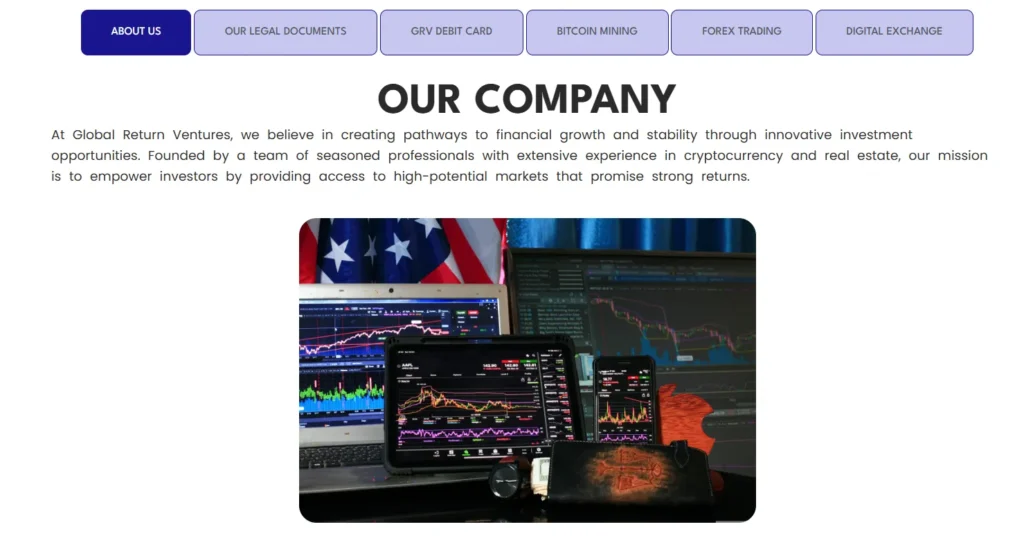 Global Return Ventures 1 скрин