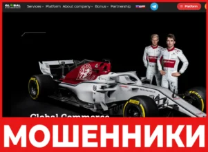 Global Webcommerce лицевая сторона скрин