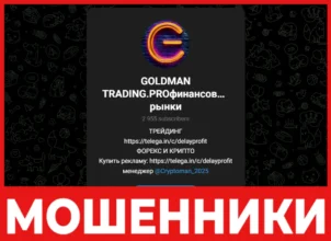 GOLDMAN TRADING.PROфинансовые рынки лицевая сторона скрин