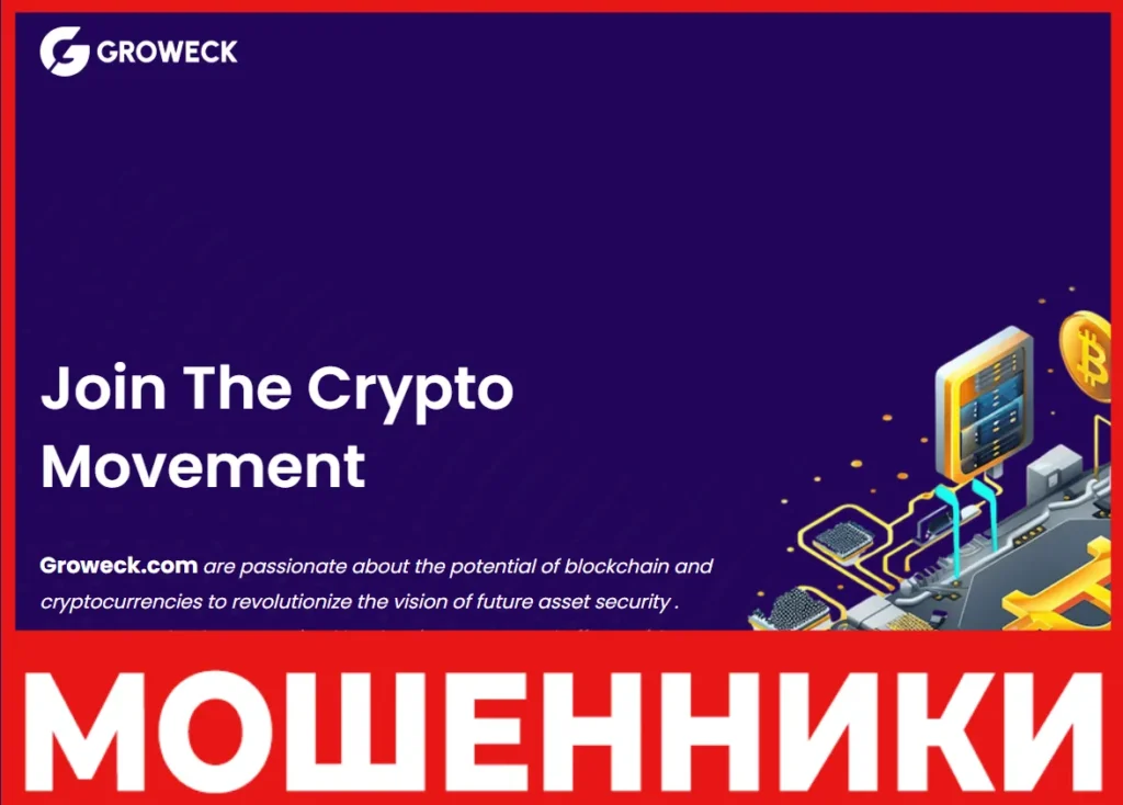 Groweck лицева сторона скрин