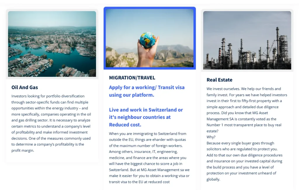 MG Asset Management 1 скрин