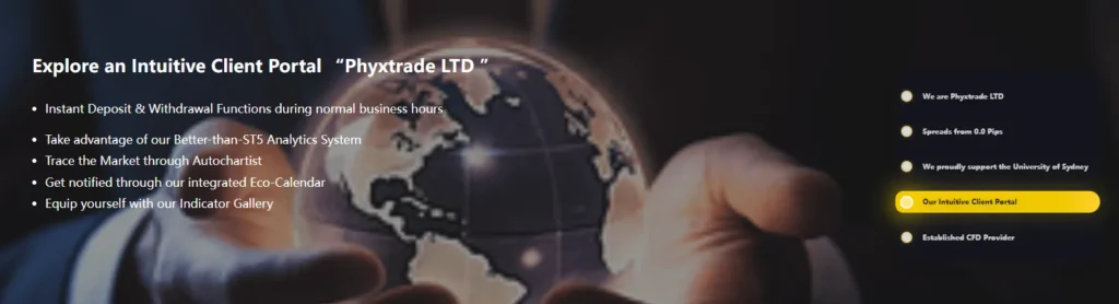 Phyxtrade 2 скрин