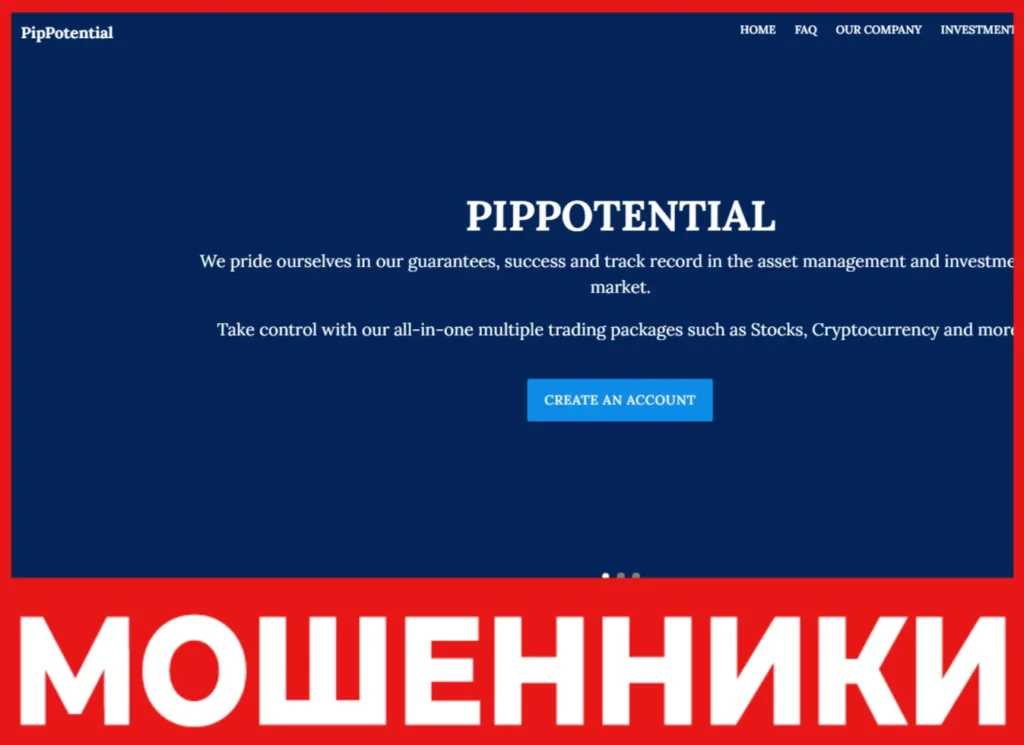 PipPotential лицевая сторона скрин