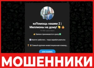 Помощь нашим Z Миллионы на дому лицевая сторона скрин