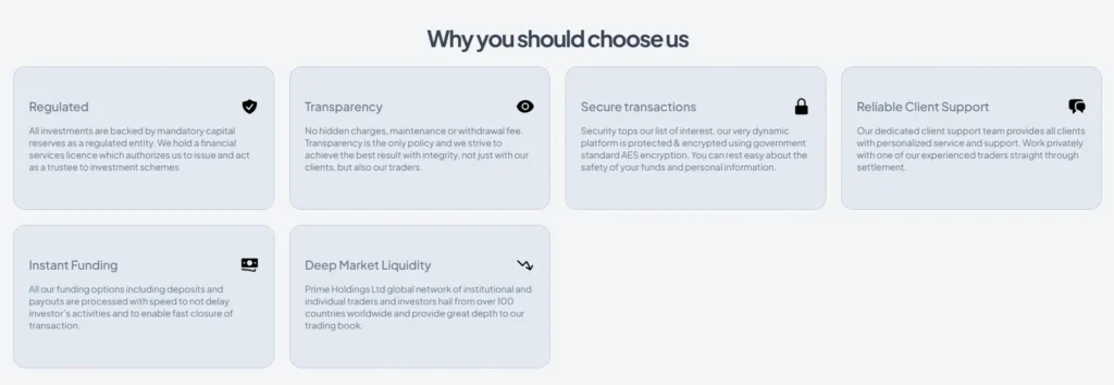 Prime Holdings Ltd 1 скрин