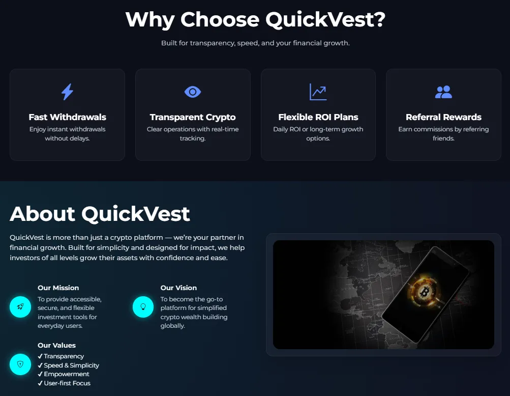 QuickVest 2 скрин