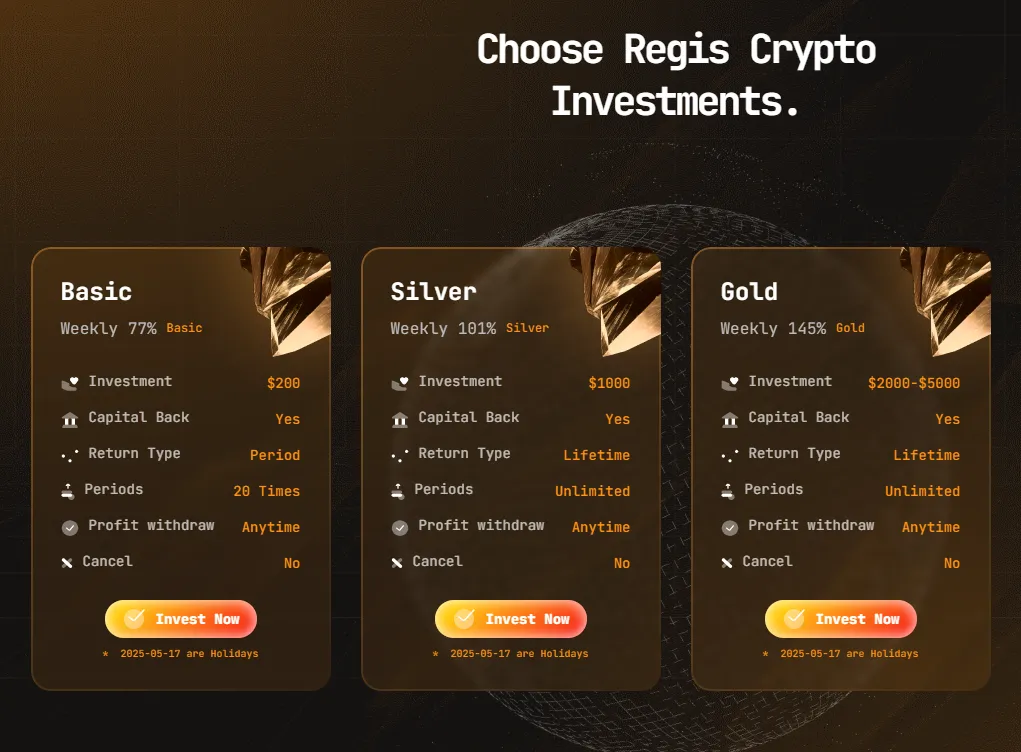 Regis Crypto 2 скрин