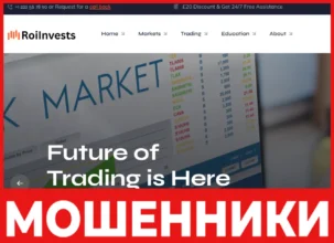 RoiInvest лицевая сторона скрин