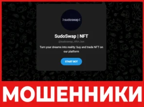 SudoSwap NFT лицевая сторона скрин