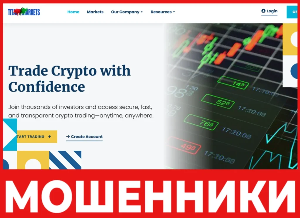 TitanFXMarkets лицевая сторона скрин
