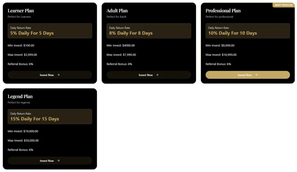 VAULTEDGE CAPITAL 2 скрин