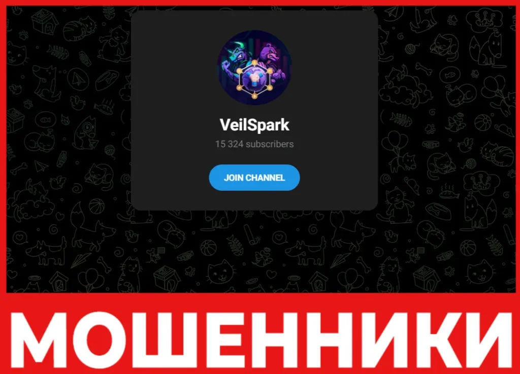 VeilSpark лицевая сторона скрин