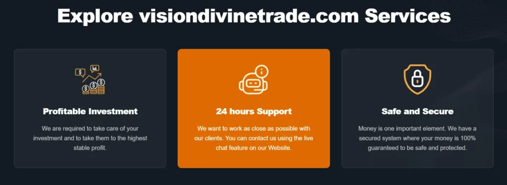Visiondivinetrade 1 скрин