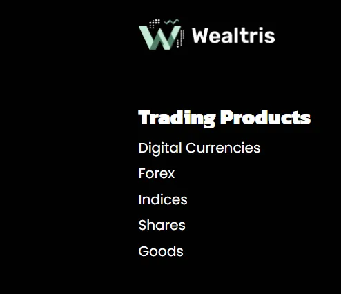 Wealtris Trading 1 скрин