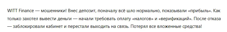 WITT Finance 3 скрин