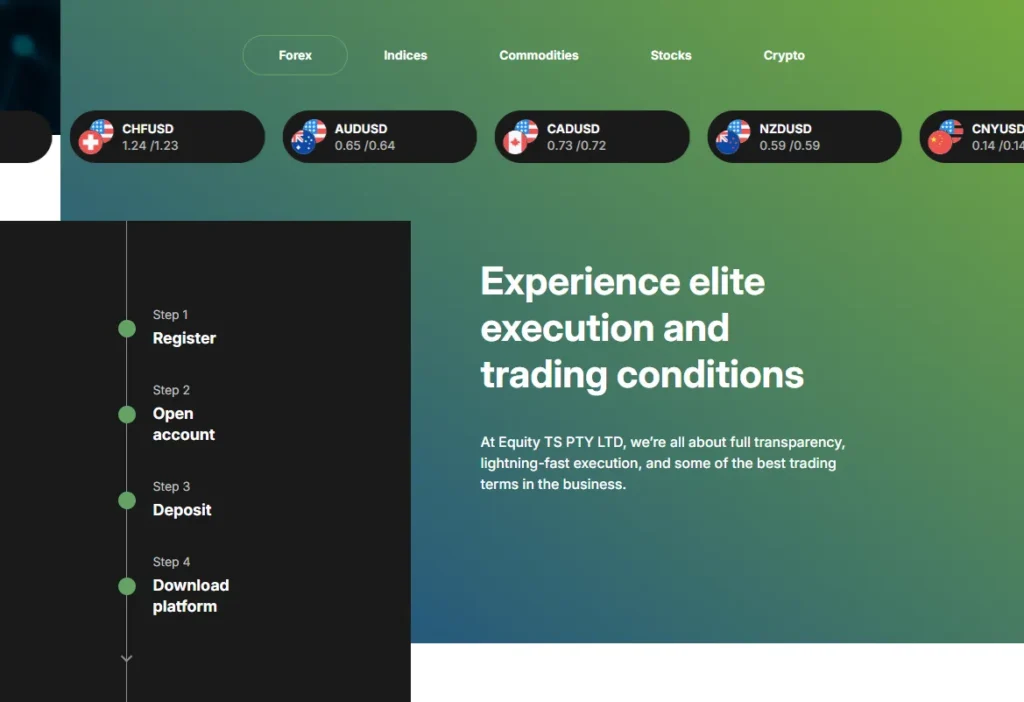 Equity TS PTY LTD 1 скрин