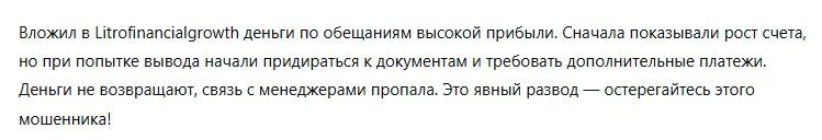 Litrofinancialgrowth 3 скрин