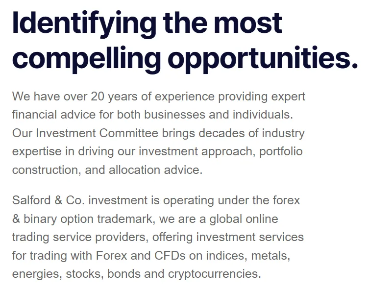 Salford & Co 1 скрин