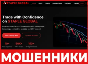 STAPLE GLOBAL лицевая сторона скрин
