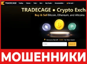 TRADECAGE лицевая сторона скрин