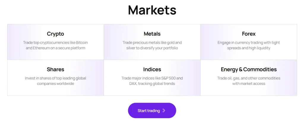 Vertex Markets 1 скрин