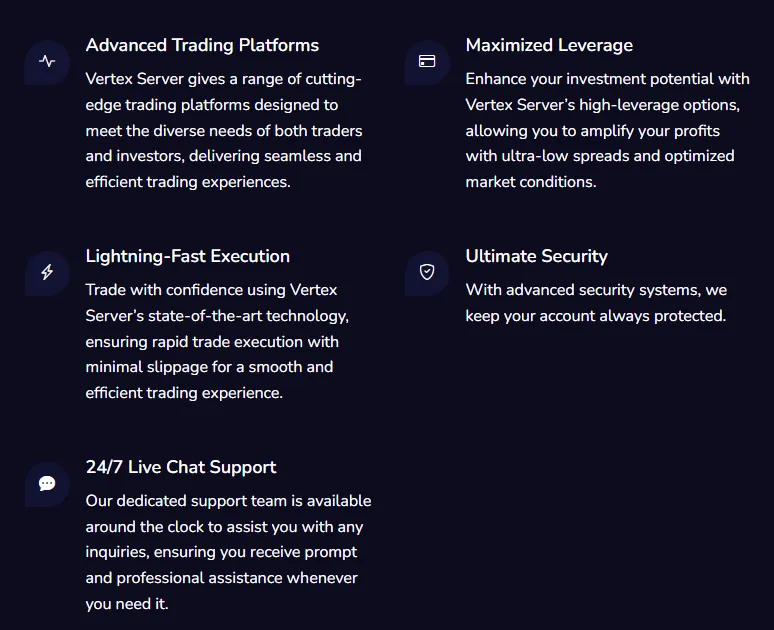 Vertex Server 1 скрин