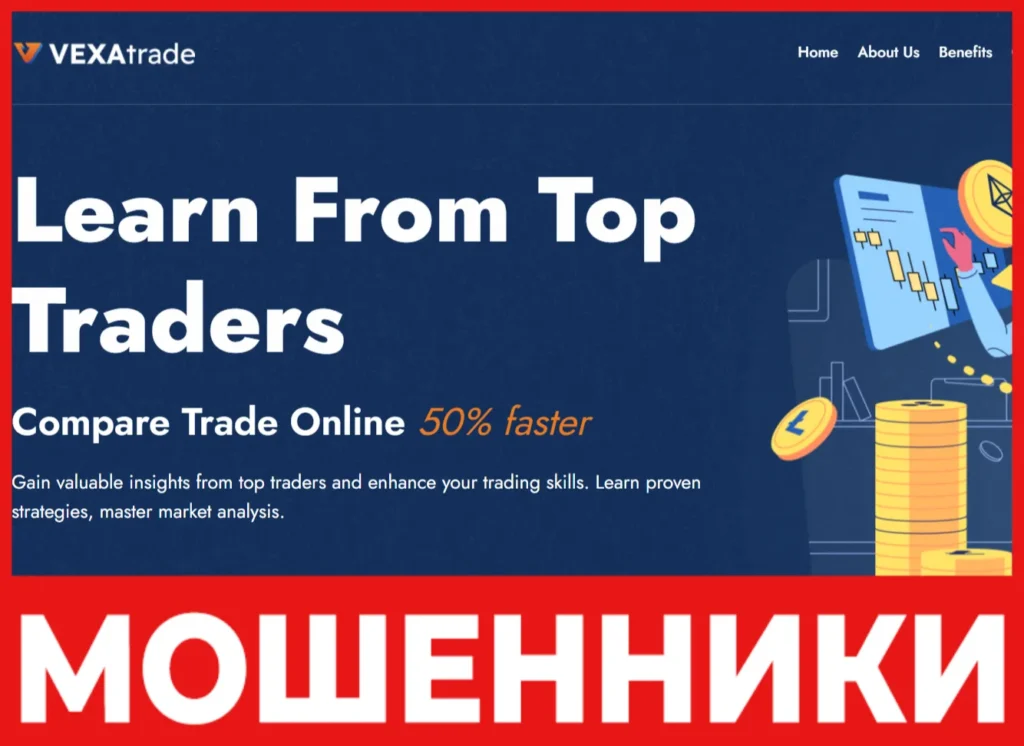 Vexa Trade лицевая сторона скрин