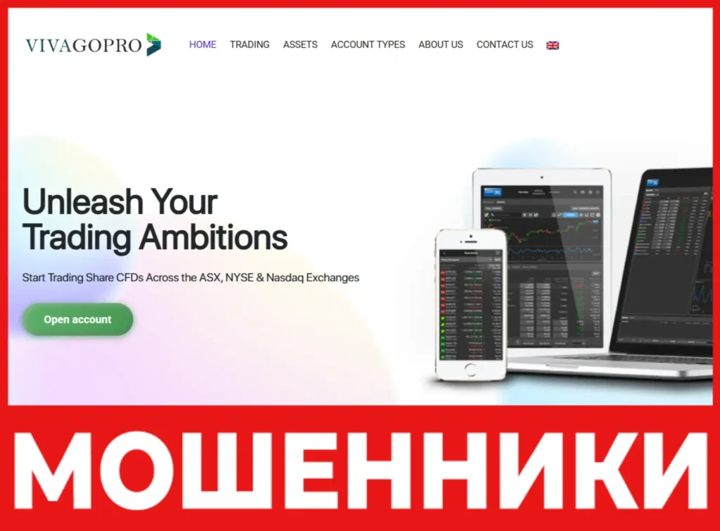 Vivagopro лицевая сторона скрин