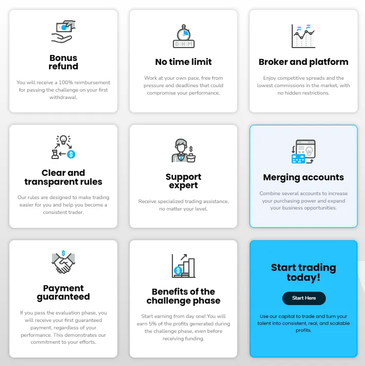 Wall Street Funded 1 скрин